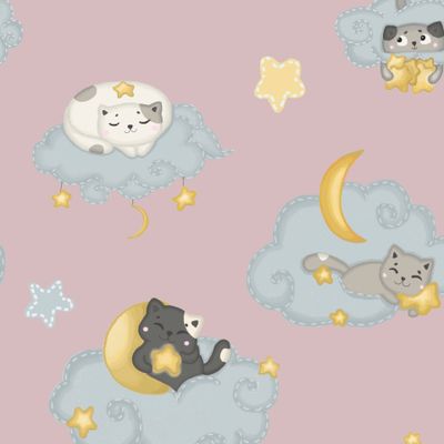 Котики на облачках