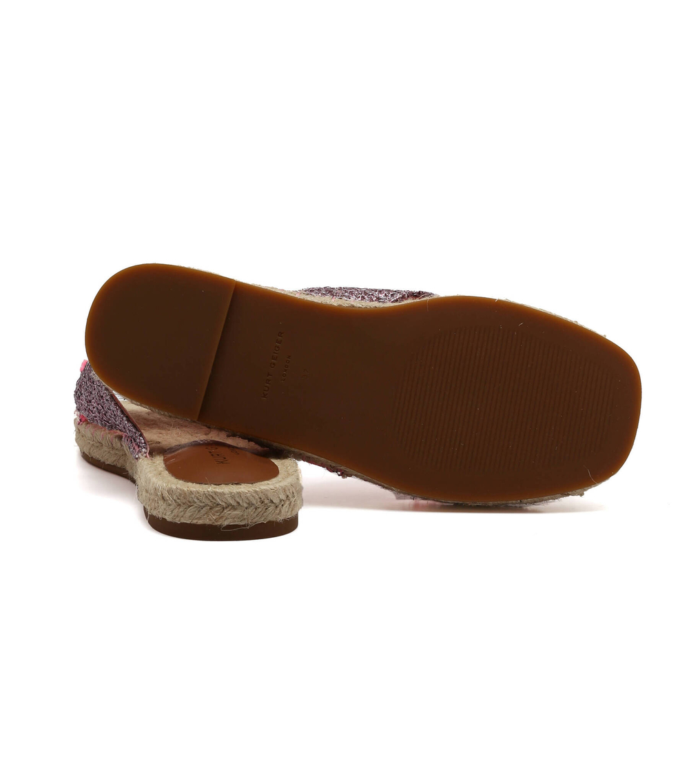 Шлепанцы 225-KENSINGTON X ESPADRILLE Kurt Geiger - розовый(9791857609)