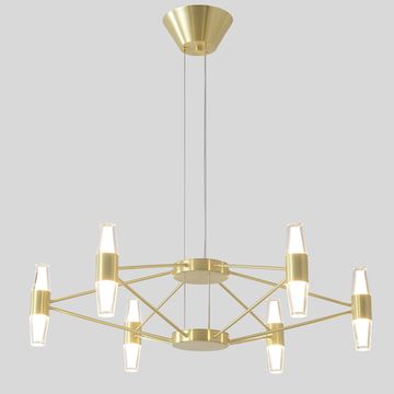 Подвесная люстра LED 36W 3000К DOROTEA SP6 GOLD золото Crystal Lux