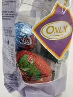 Шоколадный набор Only, Дед мороз и шоколадные игрушки (3 шт.) на елку 100 г (Германия)