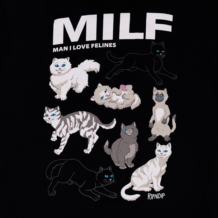 Футболка мужская Ripndip Man I Love Felines Tee артикул:RND10228 - купить в магазине Дайс