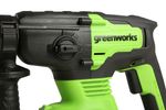Аккумуляторный перфоратор Greenworks GD24SDS2, 3803007,24v, 2 Дж, без АКБ и ЗУ