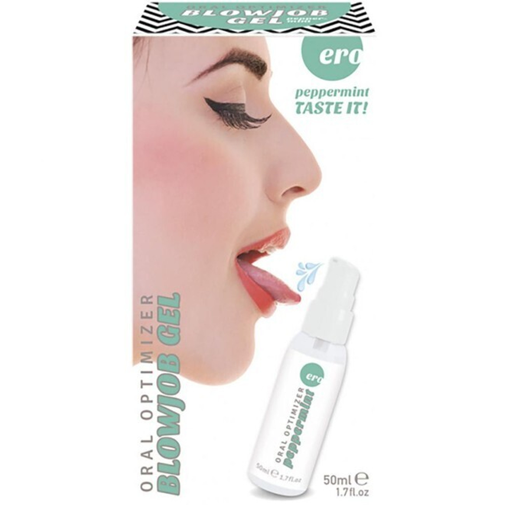 Интимный оральный гель Ero Blowjob gel Мята на водной основе 50 мл.