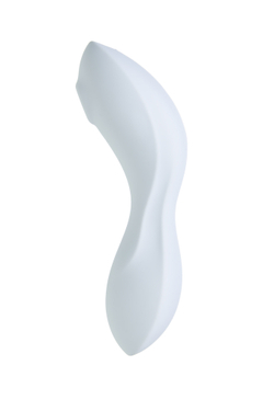 Вакуумный стимулятор клитора Satisfyer Curvy Trinity 5+, голубой