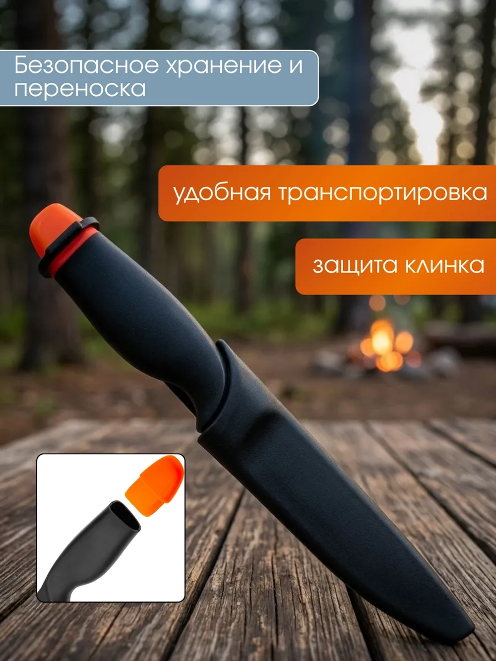 Нож плавающий Fish2Fish Stainless Steel Ranger Floating 26 см