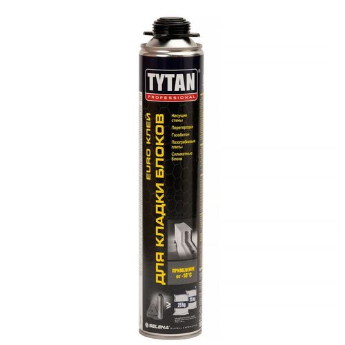Клей-пена для кладки блоков Tytan Professional GUN 870 мл