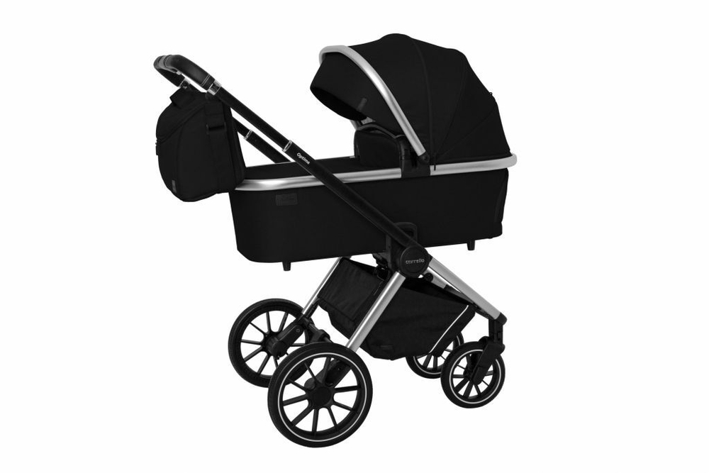 Коляска 3 В 1  Carrello  Optima  CRL-6504  Leather Black обновленная