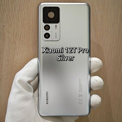 Задняя крышка ORIGINAL для Xiaomi 12T Pro 22081212UG - ( заднее стекло ) цвет: Серебристый