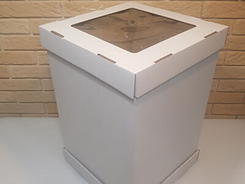 Коробка для свадебного торта 345*345*450ММ, «CUBE BOX»
