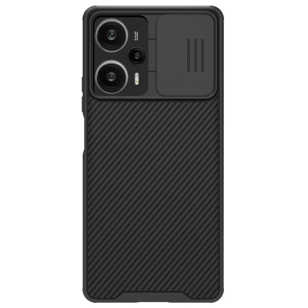 Чехол усиленный с защитной шторкой для камеры на Xiaomi Redmi Note 12 Turbo и Poco F5 от Nillkin, серия CamShield Pro