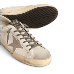 Men's Super Star LTD with croc-print star and green heel tab