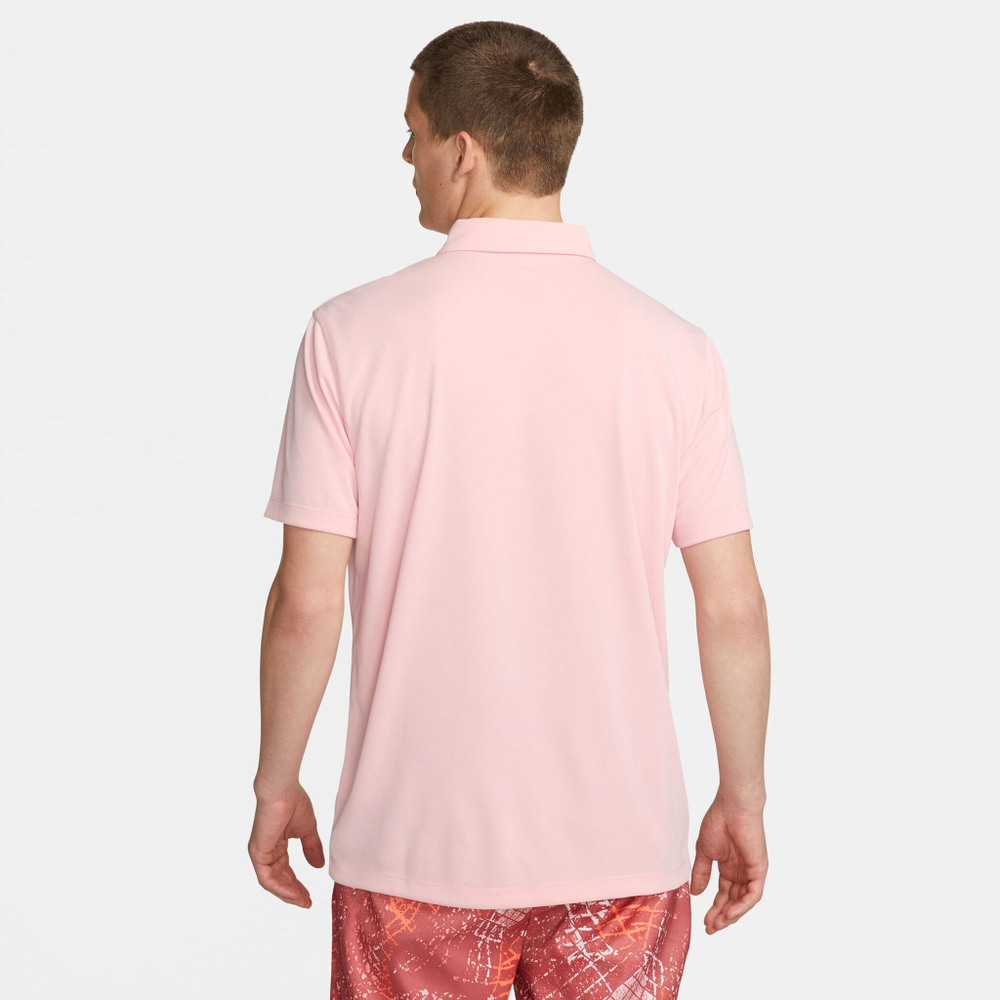 Мужское теннисное поло Nike Dri-Fit Court Solid Polo Men - Pink
