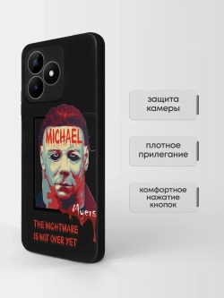 Чехол на Realme С51, Note 50 с принтом Майкл Майерс