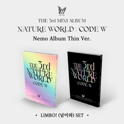 Альбом NATURE - NATURE WORLD : CODE W 3rd Mini NEMO (THIN) Album RANDOM Version