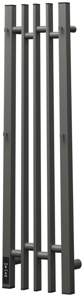 Полотенцесушитель электрический Point Фрея PN20738GB П2 180x800 диммер слева, графит блеск