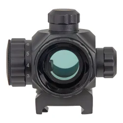 Коллиматор Target Optic 1x21, Weaver, красная марка, точка 2 MOA - вид со стороны окуляра