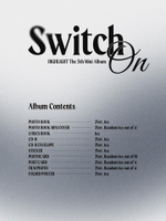 Альбом HIGHLIGHT - SWITCH ON 5th Mini Album 3 Version SET