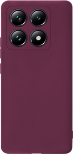 Мягкий Soft Touch чехол из силикона для XIAOMI 14T PRO с бархатной подкладкой