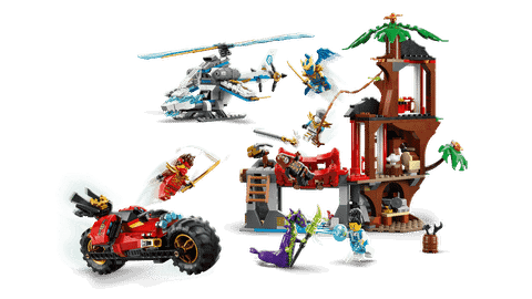 Конструктор LEGO Ninjago 71857 Ninja Vehicle Tree House Battle