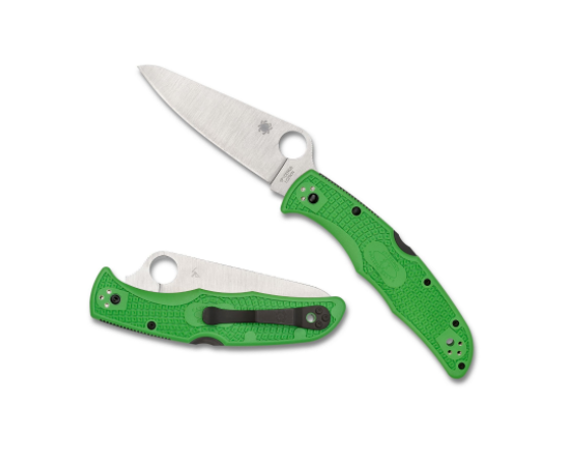 Цена наНож складной Pacific Salt 2 Spyderco, сталь LC200N, рукоять Green FRN (91FPGR2)