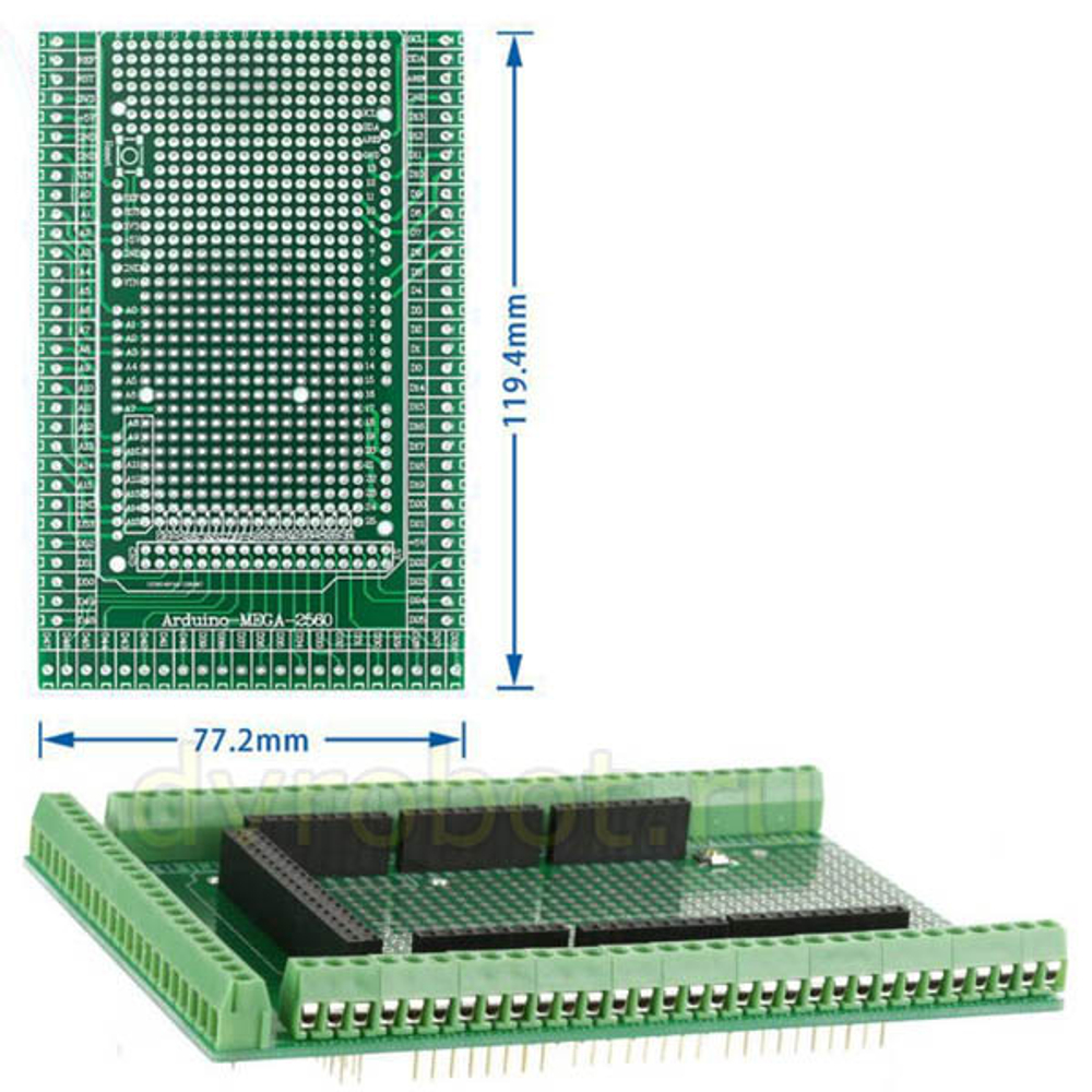 Шилд DIY - Arduino MEGA