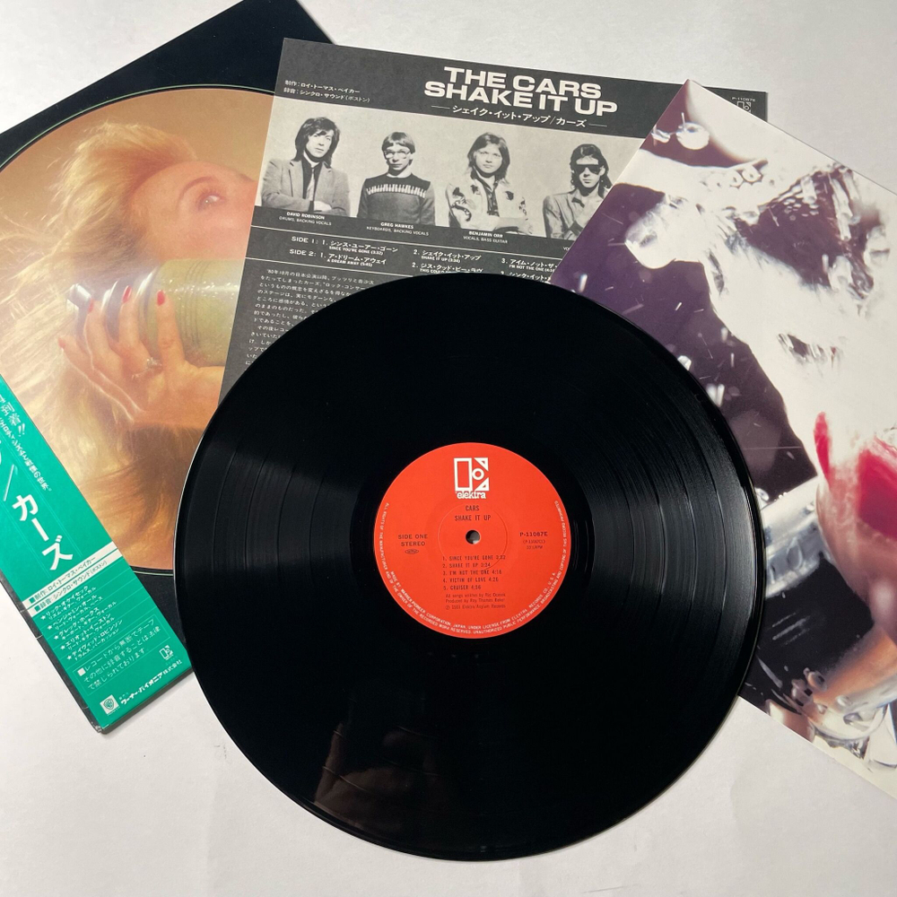 Винтажная виниловая пластинка LP The Cars Shake It Up (Japan 1981) (Obi) Since You're Gone