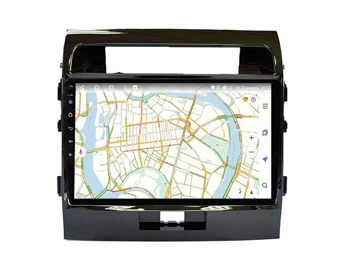 Магнитола для Toyota Land Cruiser 200 2007-2015 (экран климата внизу) - Vaycar VA77-0381 на Android 13, Быстрая, 4G SIM-слот