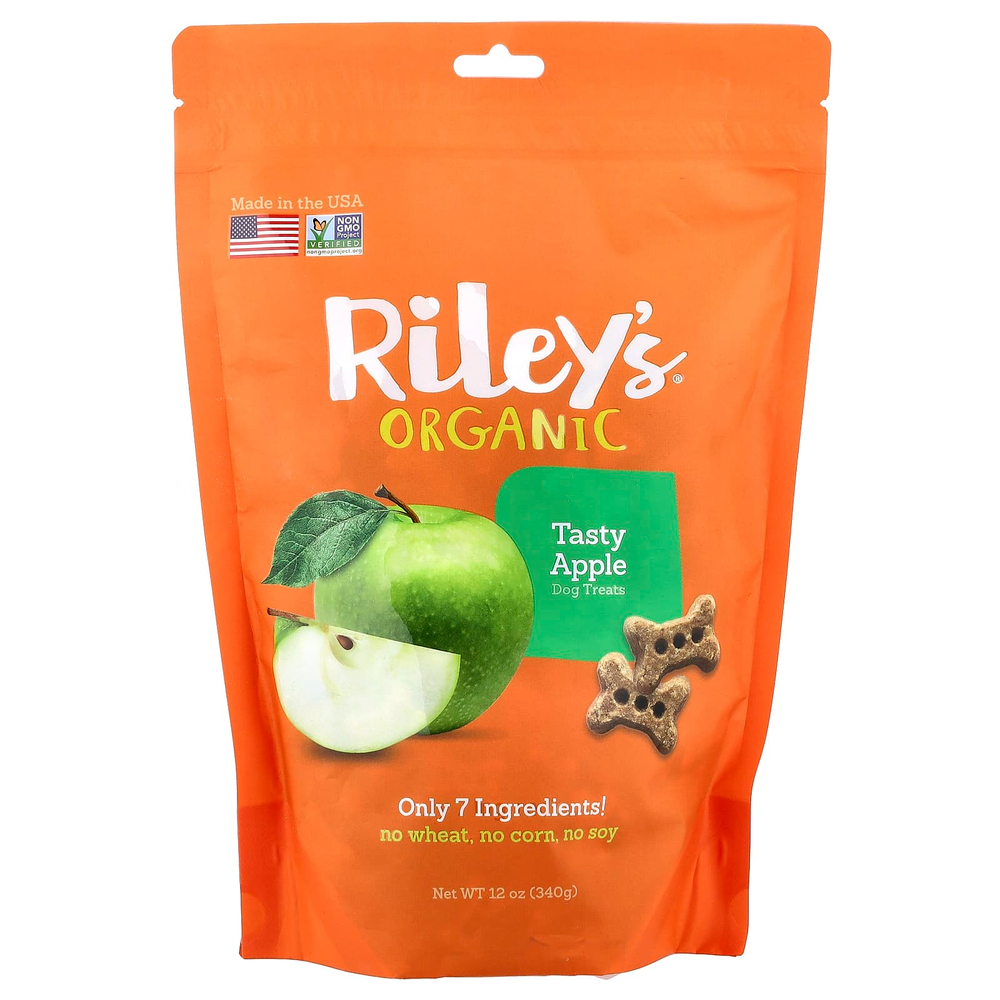 Riley’s Pets, лакомства для собак, со вкусом яблока, 340 г (12 унций)