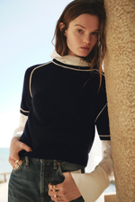 Трикотажная футболка с полосками - H&M