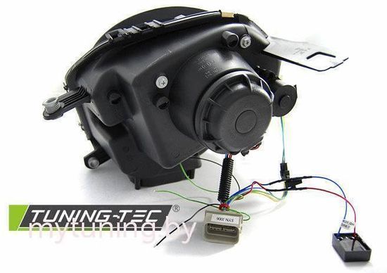 Фары передние TUBE LIGHTL BLACK для BMW MINI (COOPER) 06-14