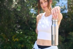 Термобутылка Klean Kanteen Rise Reflect 12oz (355 мл) Brushed Stainless