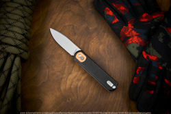 Нож Vosteed Corgi сталь 14C28N Stonewash рукоять Black Micarta