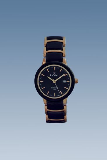 Женские наручные часы LeVier L 1678 L Bl/Gold.