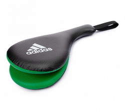 Ракетка для тхэквондо двойная Kids Double Target Mitt черно-зеленая adiTKT02