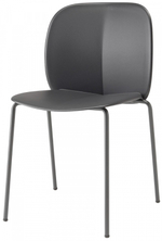 Стул пластиковый Scab Design Mentha Go Green, антрацит