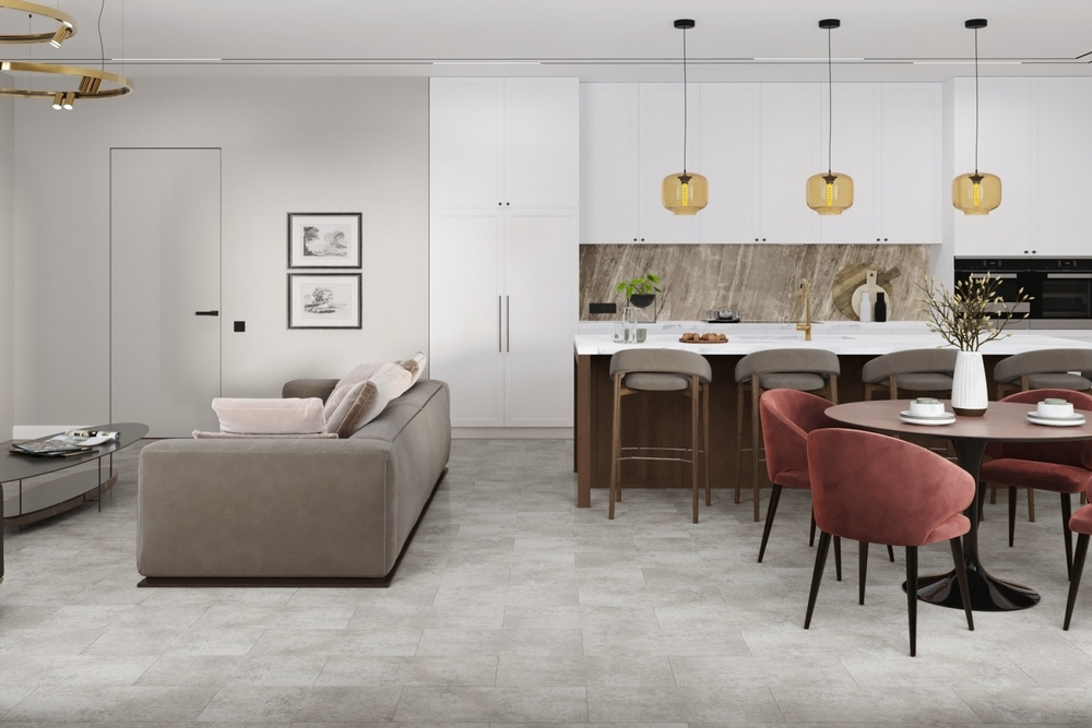 Кварц-винил SPC Damy Floor Ascent SPC 0,75мм 5,2 мм ФУДЗИЯМА 1.488 м2