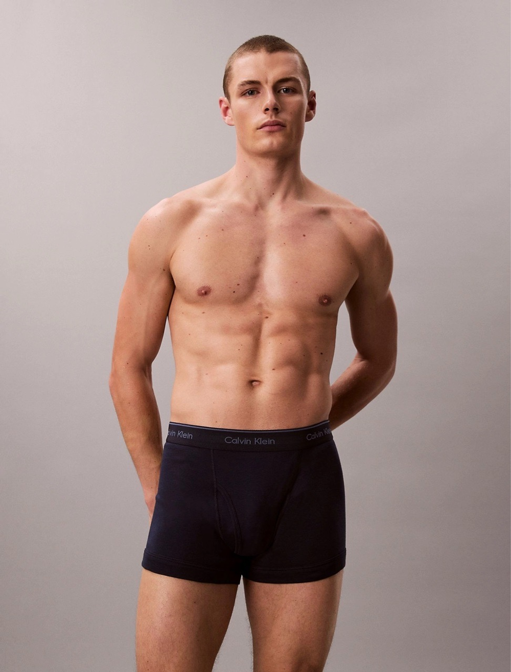 Мужские трусы боксеры-транки Calvin Klein Cotton Classics 5-Pack Shoreline Multi