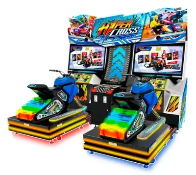 Аркадный симулятор гонок на снегоходах «Hyper Cross Twin»