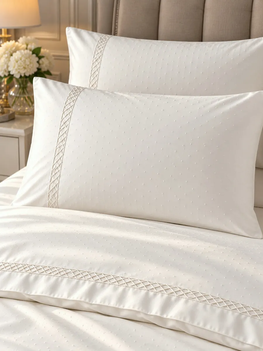 Gelin Home КПБ 6 пр. MYKONOS кремовый цвет пододеяльник 200*220, простынь 240*260, наволочки 50*70 2шт, декоративные наволочки 50*70 2шт GLNN204 — фото 5