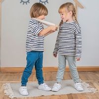 Лонгслив базовый "Полоска джинс"