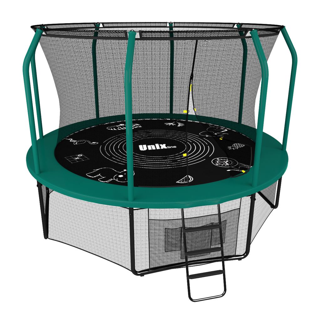 Батут UNIX line SUPREME GAME 16 ft (green)