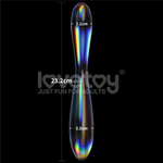 Стеклянный фаллоимитатор "Twilight Gleam Double Delight"