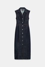 ДЖИНСОВОЕ ПЛАТЬЕ МИДИ Z1975 — ZARA