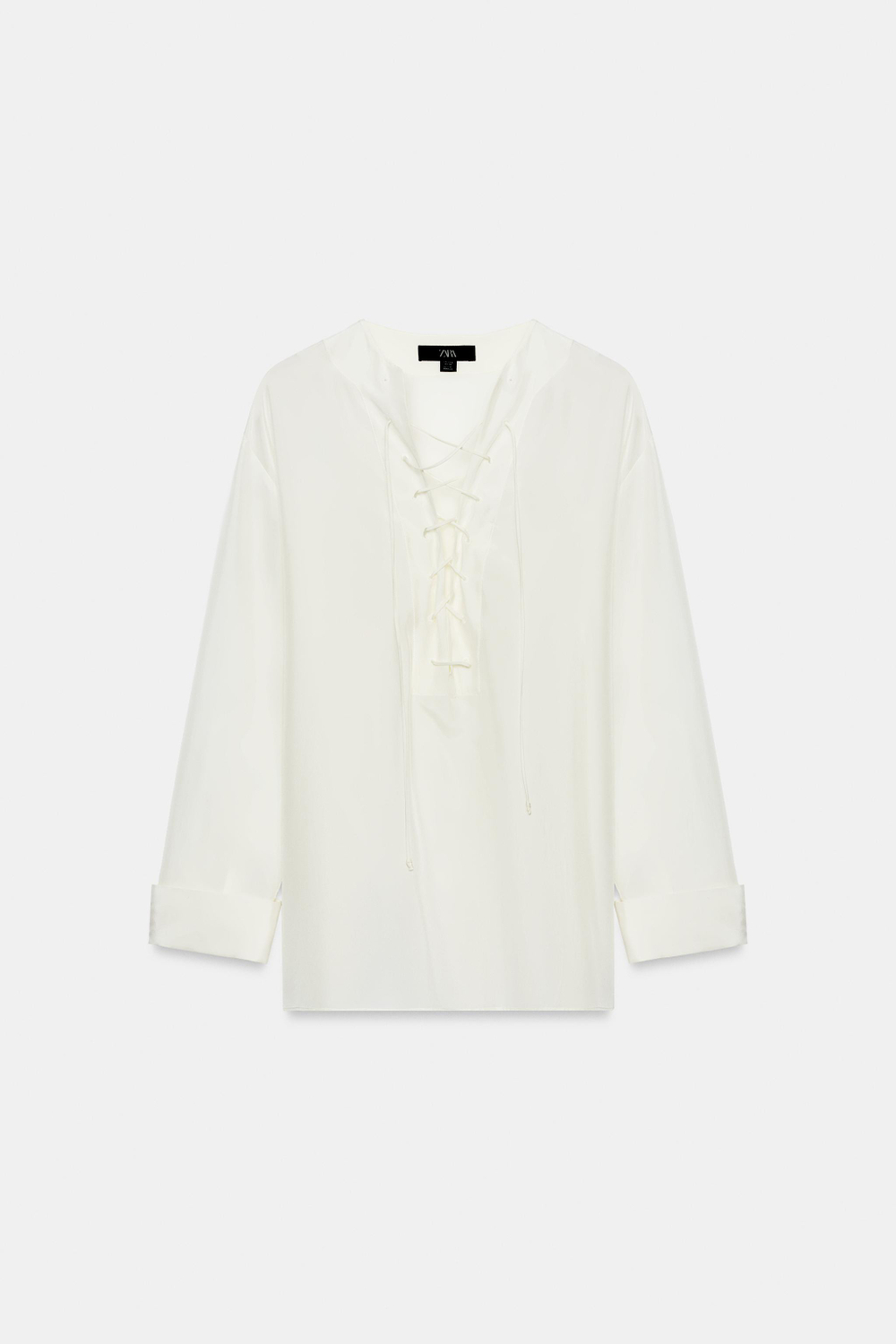 РУБАШКА ИЗ 100% ШЕЛКА — ZW COLLECTION — ZARA