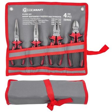 Набор шарнирно-губцевого инструмента 4 пр. FORCEKRAFT FK-5046C