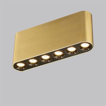 Потолочный светодиодный светильник 15W 3000K 7093/15CL бронза Small Odeon Light