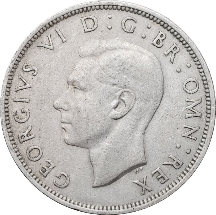 1/2 кроны 1947 Великобритания