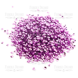 Fabrika Decoru Набор пайеток №315, 4мм, фиолетовый цвет, Fabrika Decoru
