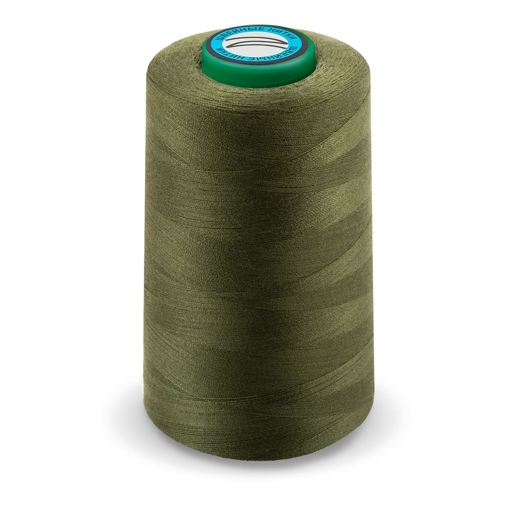 Нитки универсальные Nitka 40/2, 4570 м (5000 ярд) / 1 кат., 421 т.хаки