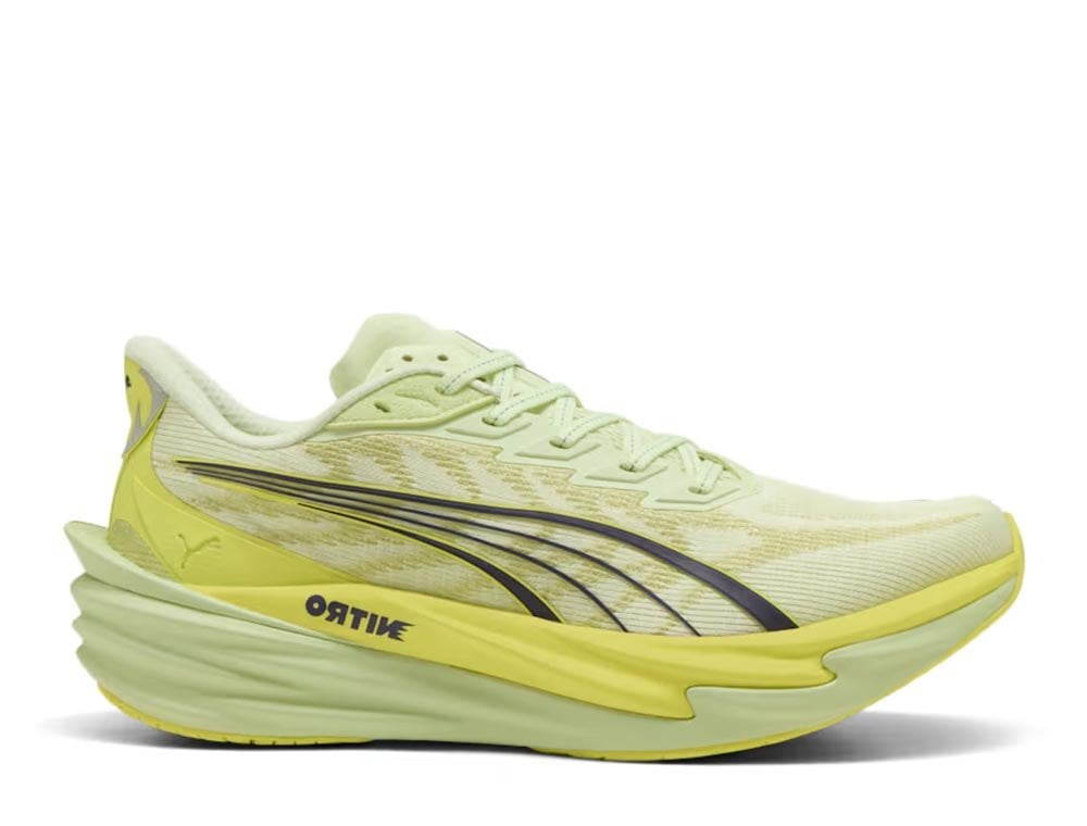 Кроссовки для бега мужские Puma Deviate Nitro 4 Apple Spritz M Желто-Зеленые
